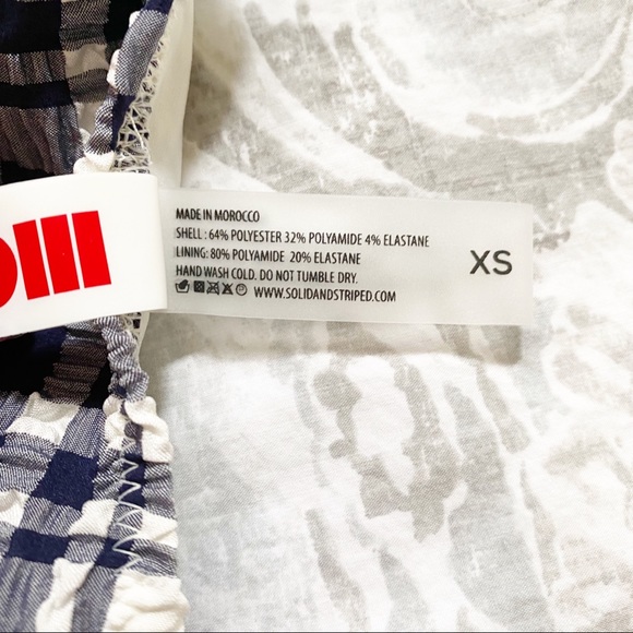 SOLID & STRIPED The Juliana One Shoulder One Piece Swimsuit XS NEW NWT - Picture 9 of 10